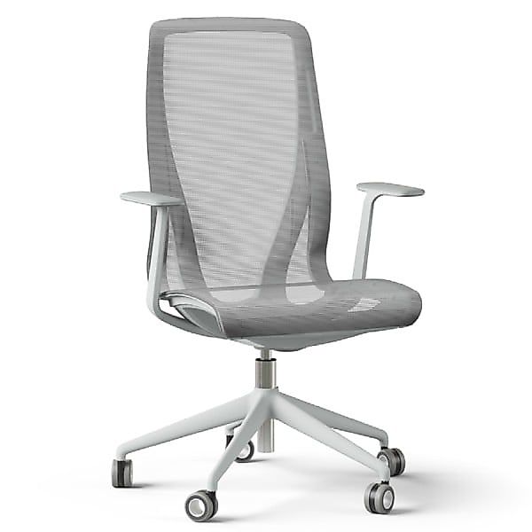 narbutas D-Chair Bürodrehstuhl | Weiß | Konfigurierbar günstig online kaufen