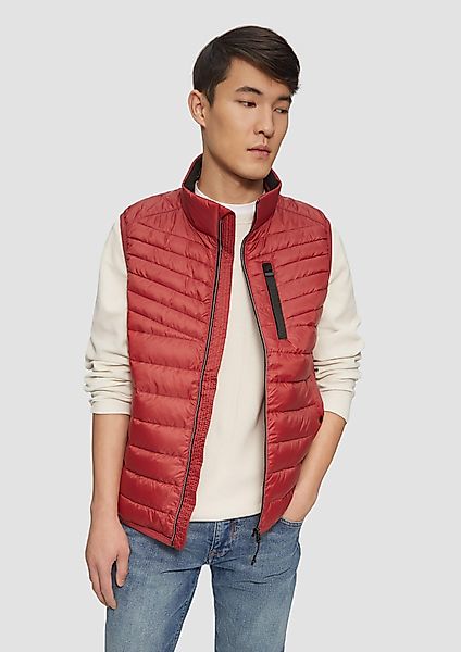 s.Oliver Funktionsweste Sportive Steppweste mit Kontrastdetails günstig online kaufen