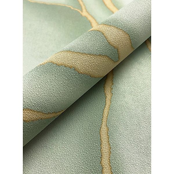 Newroom Vliestapete Aman Grün Marmor Modern FSC® günstig online kaufen
