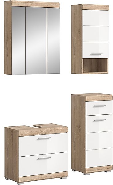 INOSIGN Badmöbel-Set »Siena, 4 teilig, bestehend aus:«, (Set), Waschbeckenu günstig online kaufen