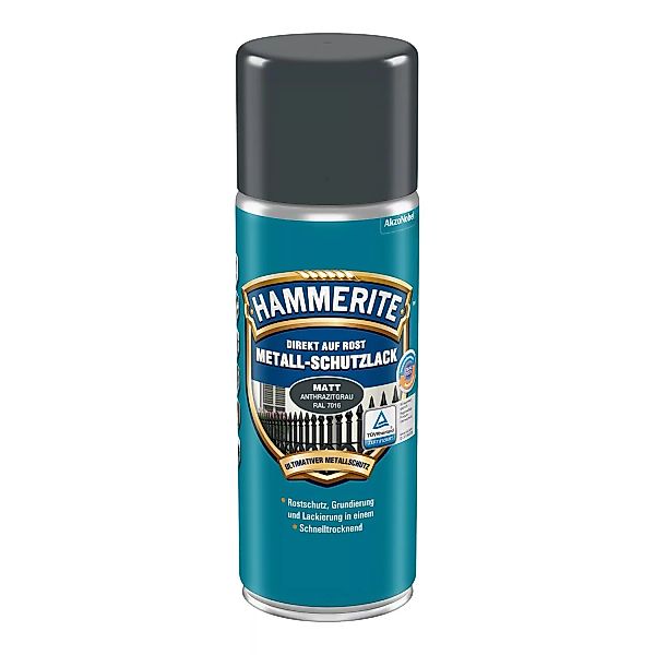 Hammerite Metall-Schutzlack Spray Ral 7016 Anthrazitgrau 400 ml günstig online kaufen