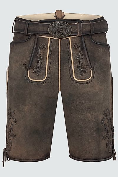 Lederhose Raul mit Gürtel günstig online kaufen
