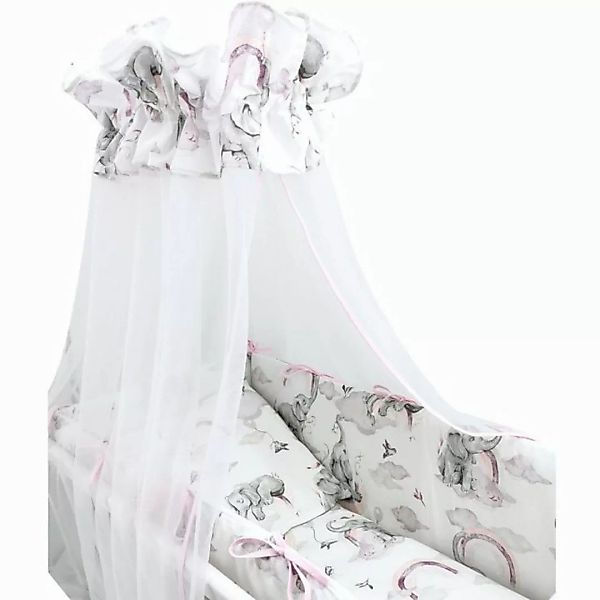 Baby-Delux Stubenbett Babywiege Komplettset, Schaukelwiege Weiß 90x40cm Kom günstig online kaufen