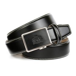 Anthoni Crown Ledergürtel mit Kontrast Stitching günstig online kaufen