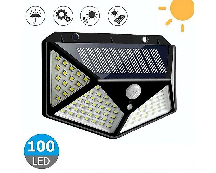 Rhein Beleuchtung LED Solarleuchte Solar Wandleuchte mit Bewegungssensor – günstig online kaufen