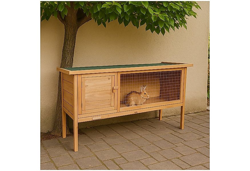 HTI-Living Kleintierstall Hasenstall aus Holz, Nagerkäfig Kleintiergehege günstig online kaufen