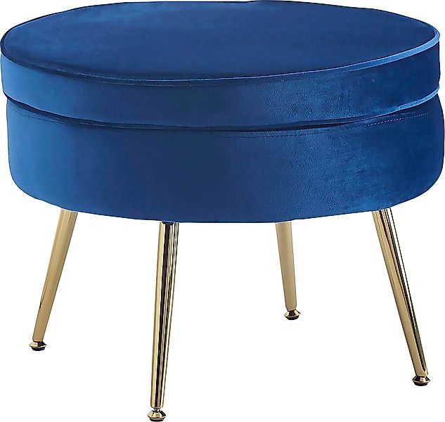 SalesFever Polsterhocker "Calm Gepolsterter Hocker mit Charme", mit hohem S günstig online kaufen