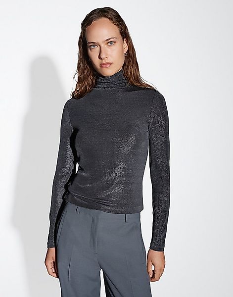 someday Rollkragenshirt KIRSA Slim mit schimmernder Optik günstig online kaufen