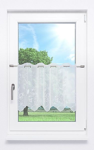 LYSEL® Scheibengardine Adelia, (1 St), transparent, günstig online kaufen