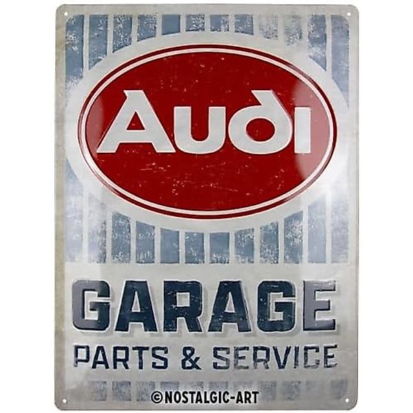 Nostalgic-Art Blechschild 30 x 40 cm - Audi - Garage günstig online kaufen