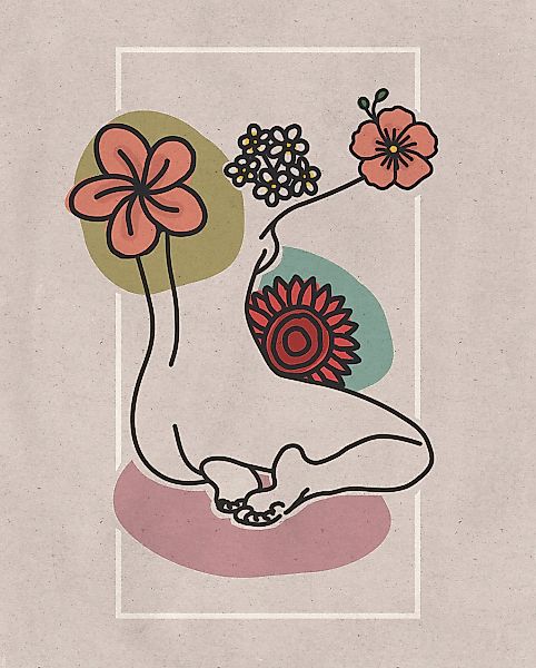 Komar Wandbild "Rosalie", (1 St.), Deutsches Premium-Poster Fotopapier mit günstig online kaufen