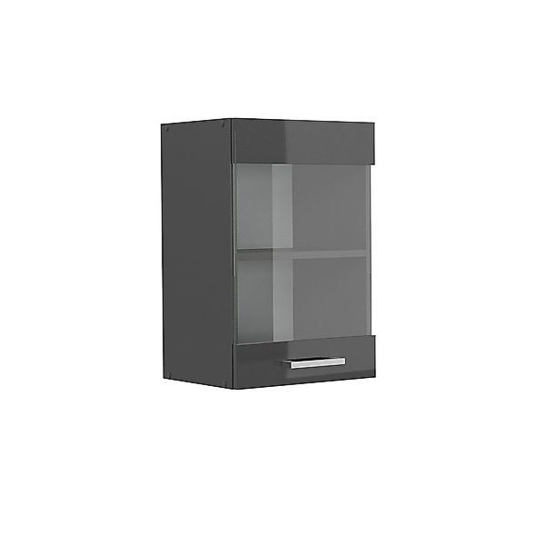 Vicco Glashängeschrank R-Line, Anthrazit Hochglanz/Anthrazit, 40 günstig online kaufen