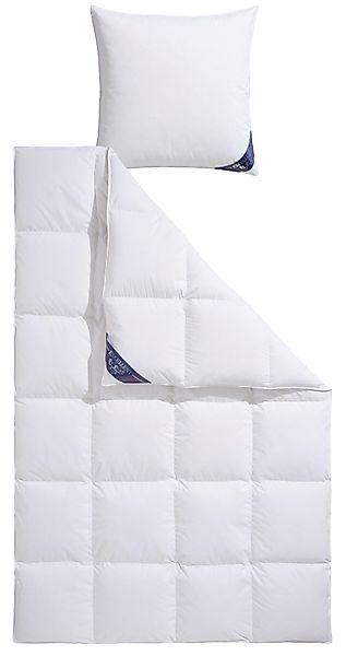 Excellent Daunenbettdecke + 3-Kammer-Kopfkissen Bettdecken-Set Zürich, günstig online kaufen