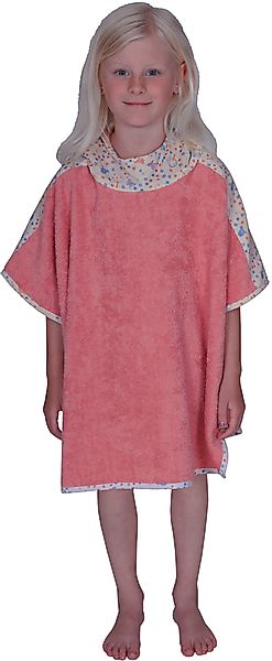 Wörner Badeponcho "Vogel" Außenseite Kapuze und Schulteraufsatz aus bedruck günstig online kaufen
