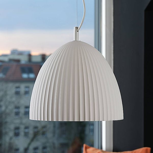 OSRAM Hängelampe Decor Plaster Routes Bell, weiß, Gips, E27 günstig online kaufen