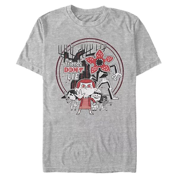 Netflix - Stranger Things - Gruppe Chibi Things - Männer T-Shirt günstig online kaufen