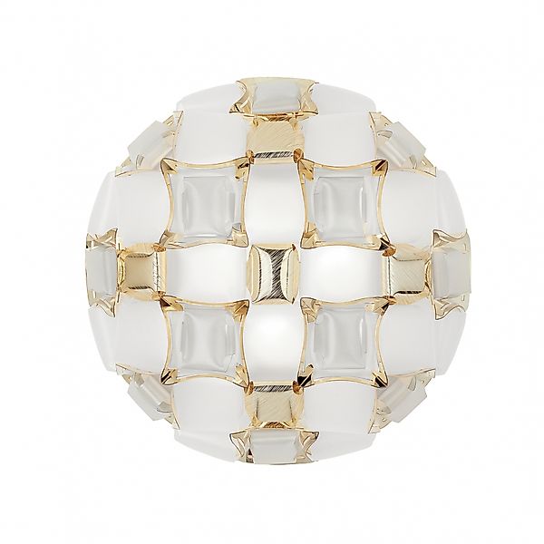 Deckenlampe/Leuchter MIDA WHITE/GOLD günstig online kaufen