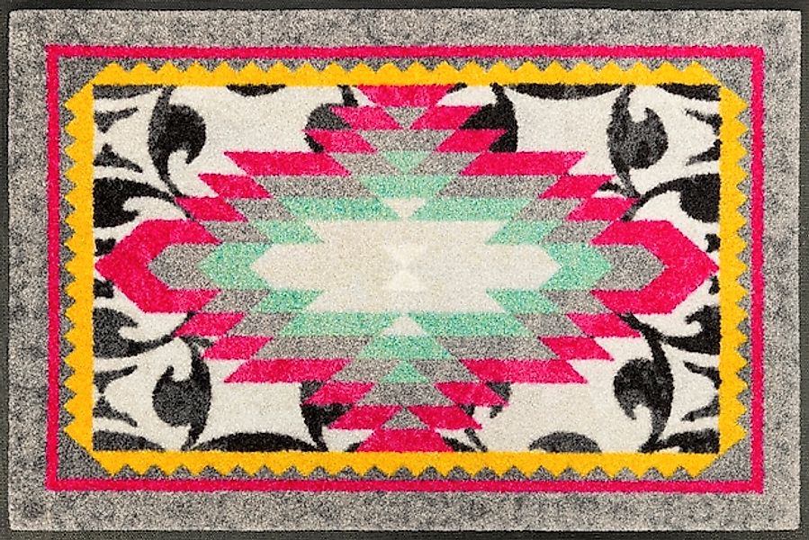 wash+dry by Kleen-Tex Fußmatte »Tribal Pop«, rechteckig, 7 mm Höhe, auch al günstig online kaufen