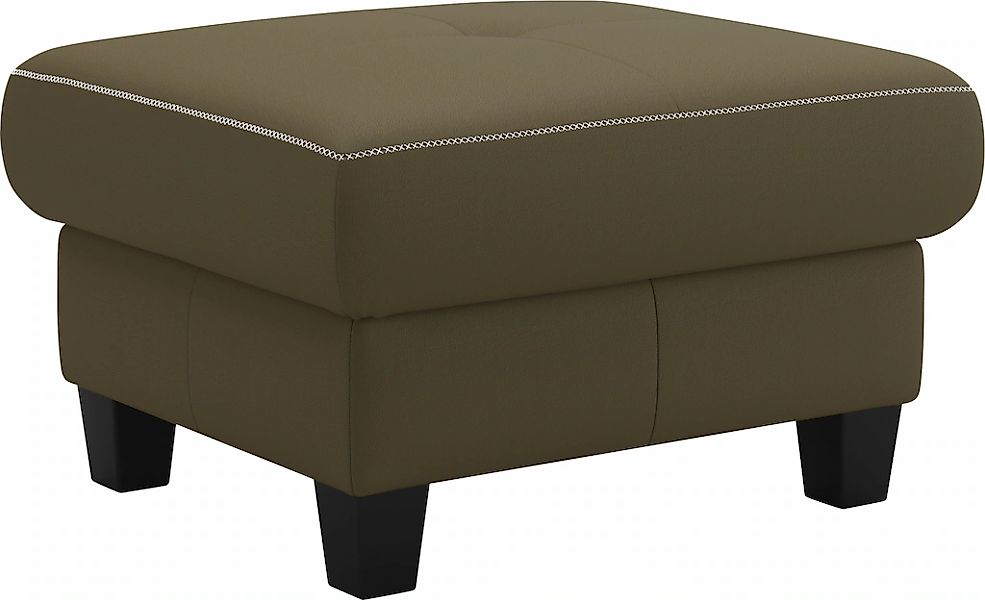 Places of Style Polsterhocker "Varese", mit Federkern, optional mit Staurau günstig online kaufen