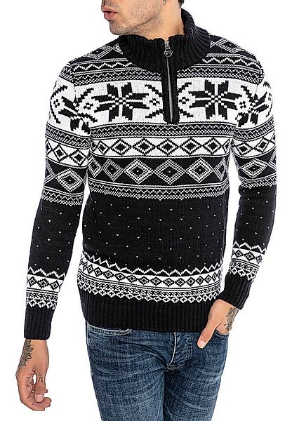 RedBridge Strickpullover mit angesagtem norwegischem Muster Festliches Norw günstig online kaufen