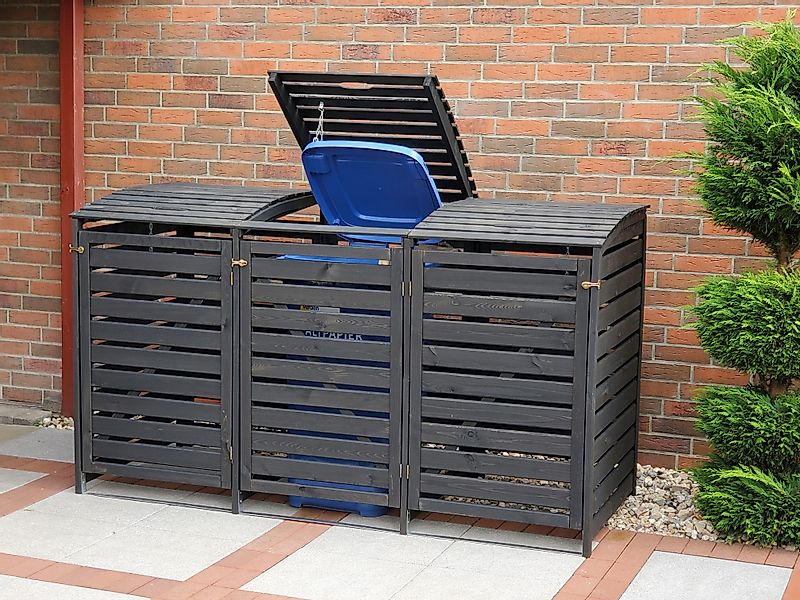 promadino Mülltonnenbox Vario V, für 3 günstig online kaufen