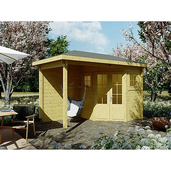 Fjordholz 5-Eck Gartenhaus Modell Evelyn 1B Kiefer Imprägniert günstig online kaufen