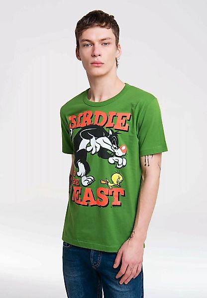 LOGOSHIRT T-Shirt "Looney Tunes – Sylvester & Tweety", mit coolem Print günstig online kaufen