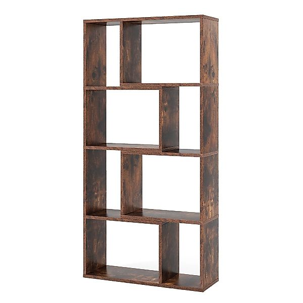 COSTWAY Bücherregal, Standregal, 4 Ebenen, 8 günstig online kaufen