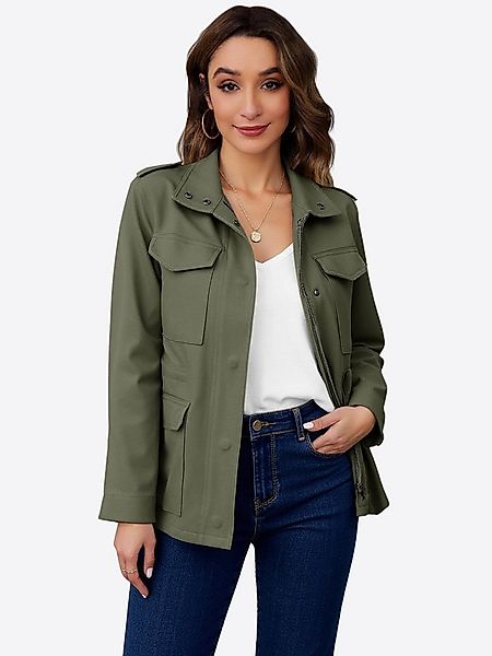 Imily Bela Kurzmantel Damen Freizeitjacke (Packung, 1-tlg., 1per-Pack) Baum günstig online kaufen