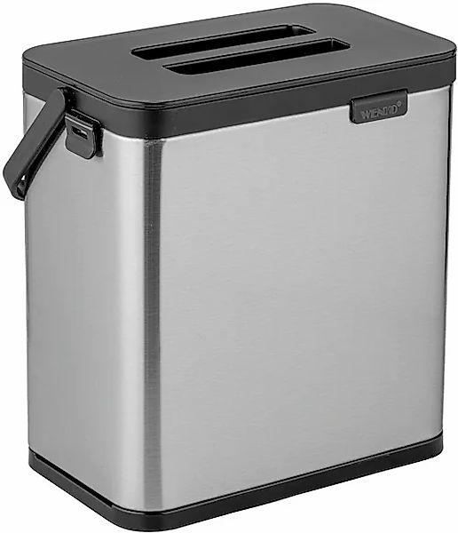 WENKO Mülleimer »Modell Colin« 1 Behälter Abfalleimer mit Griff, Über-Tür-B günstig online kaufen