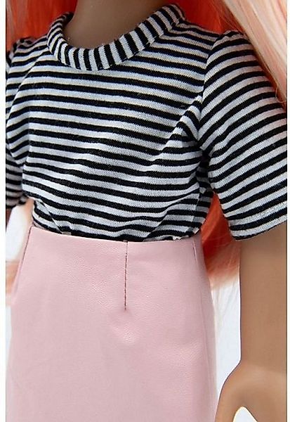 I´m a Girly Puppenkleidung Puppen Shirt schwarz weiß gestreift Puppenbeklei günstig online kaufen
