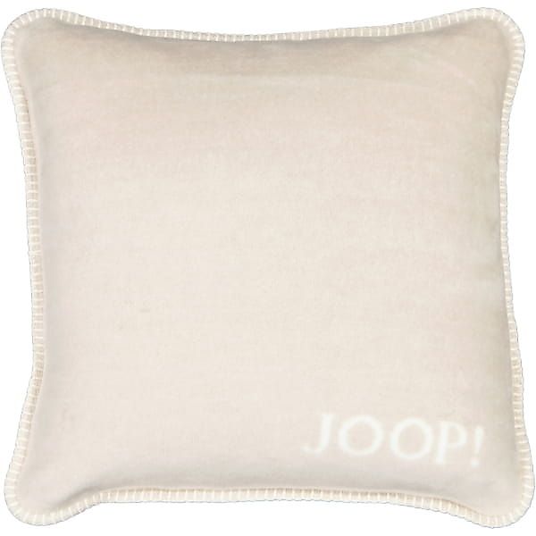JOOP! Kissenhülle Uni-Doubleface - Größe: 50x50 cm - Farbe: Feder-Ecru günstig online kaufen