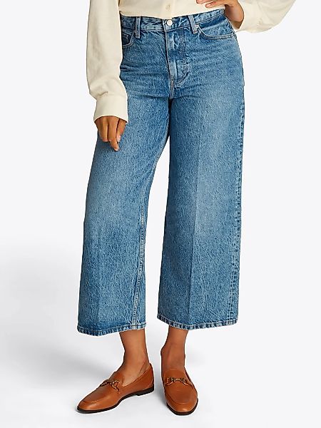 Tommy Hilfiger Weite Jeans "WIDE LEG HW LOU", mit Logo-Badge, mit Nieten, m günstig online kaufen