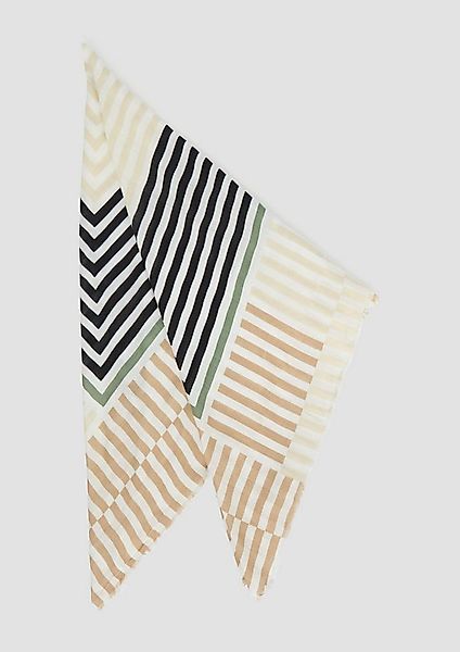 s.Oliver Schal Schal, Lässiger quadratischer Schal aus Viskosemix günstig online kaufen