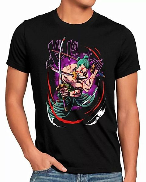 style3 Print-Shirt Herren T-Shirt Samurai Extreme japan anime luffy manga o günstig online kaufen