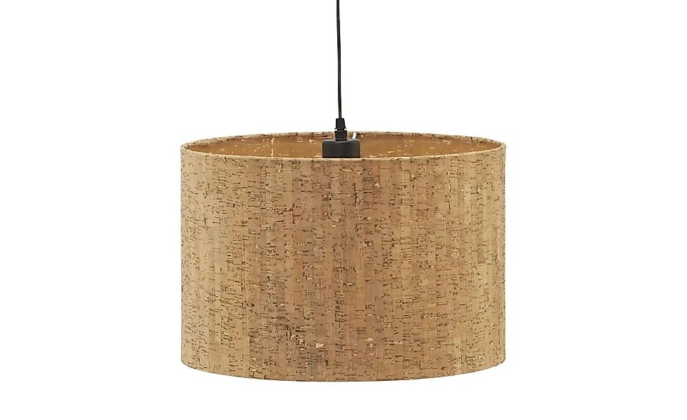 KHG Pendelleuchte  Cork ¦ holzfarben ¦ Maße (cm): H: 150  Ø: 38 Lampen & Le günstig online kaufen