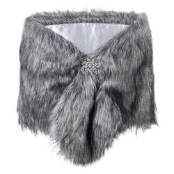 Refttenw Modeschal Hochzeit Bankett Party Kunstpelz günstig online kaufen