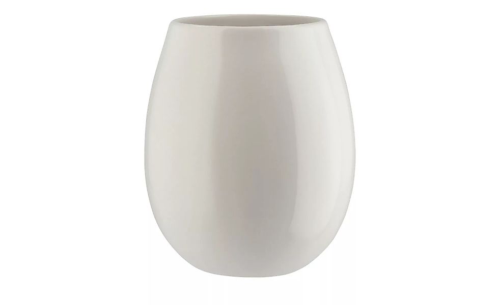 Vase - weiß - Keramik - 18 cm - Dekoration > Vasen - Möbel Kraft günstig online kaufen
