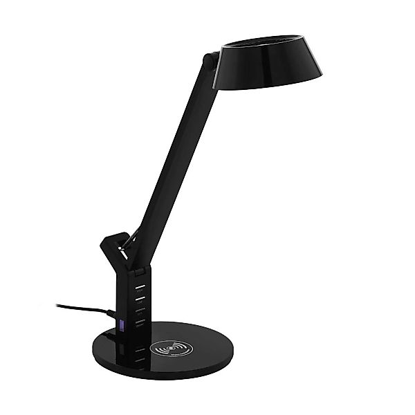 LED-Tischlampe Banderalo CCT dimmbar QI schwarz günstig online kaufen