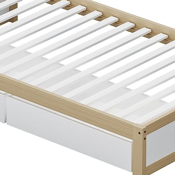 STILVORA Kinderbett 90x200 Babybett mit Matratze,Bettgestell mit Stauraum u günstig online kaufen