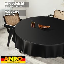 ANRO Tischdecke abwaschbar Wachstuch-Tischdecke Gartentischdecke (Einzelstü günstig online kaufen
