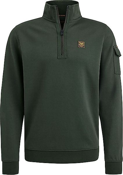 PME Legend Half Zip Pullover Interlock Olivgrün - Größe XL günstig online kaufen