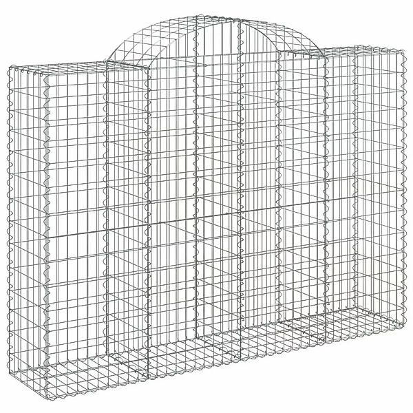 vidaXL Gabionen mit Hochbogen 15Stk 200x50x140/160cm Eisen 1666322 günstig online kaufen