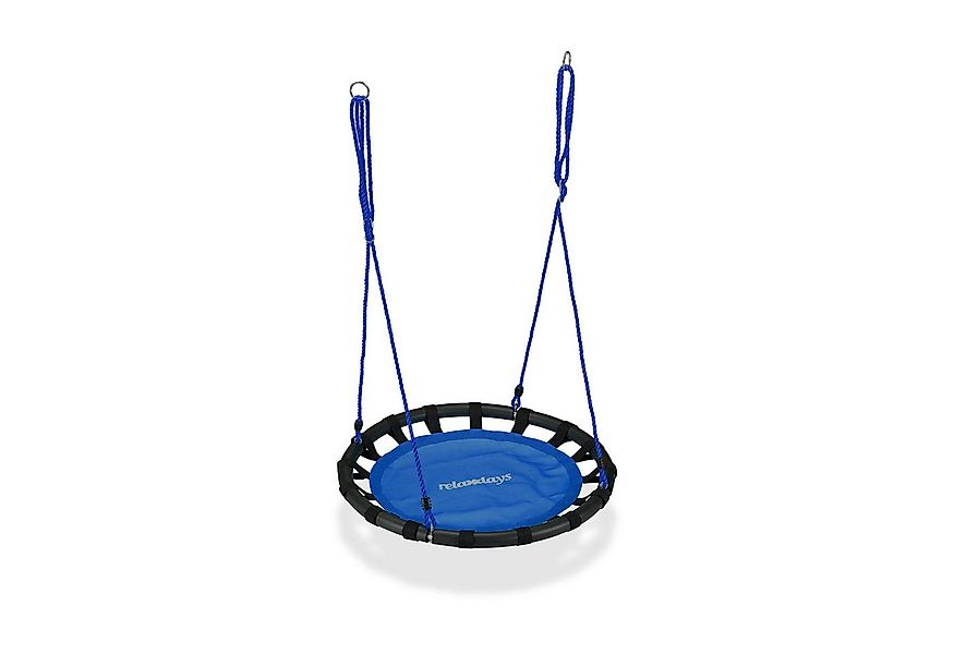 relaxdays Nestschaukel 80cm, blau günstig online kaufen