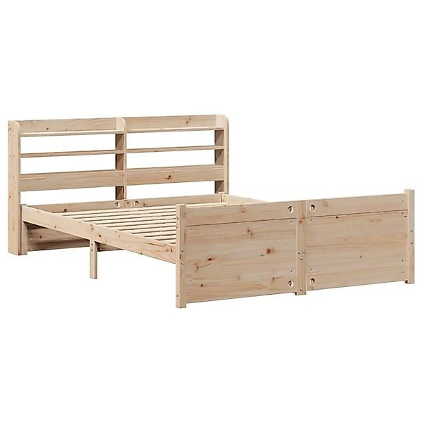 vidaXL Bettgestell mit Kopfteil Ohne Matratze 140x190 cm 3306754 günstig online kaufen