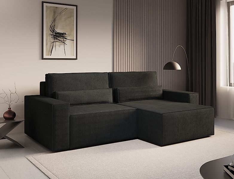 MOEBLO Ecksofa DENVER MINI aus Cord, günstig online kaufen