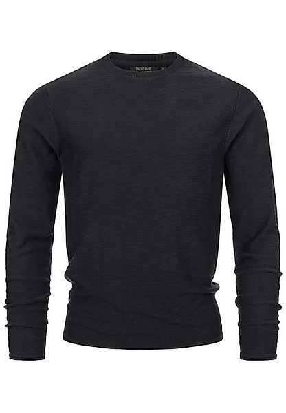 Indicode Strickpullover INMacedonio Langarmshirt mit klassischem Rundhalsau günstig online kaufen