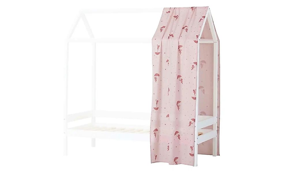 Hoppekids Hausbett-Vorhang 70x160 cm  Ole Lukoie ¦ rot ¦ Maße (cm): B: 65 H günstig online kaufen