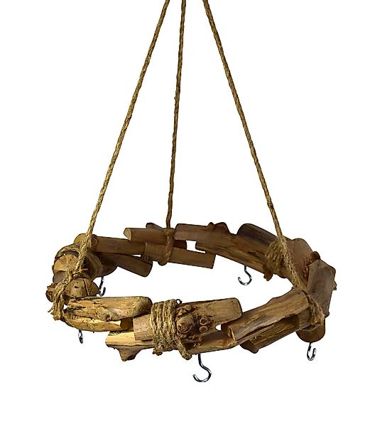 Spetebo Dekokranz Holzkranz natur mit Kordel günstig online kaufen