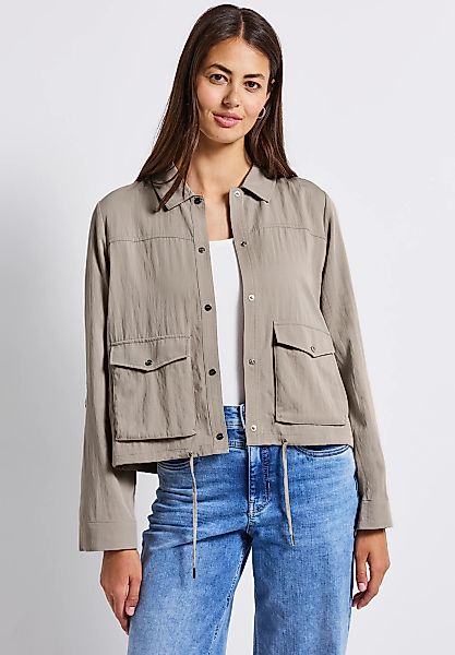 STREET ONE Kurzjacke ohne Kapuze mit Knopfleiste günstig online kaufen